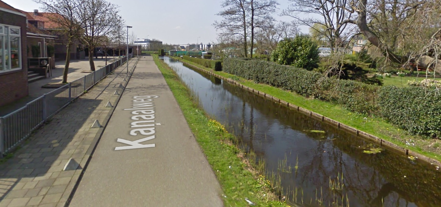 Bestaande situatie Kanaalweg Waddinxveen