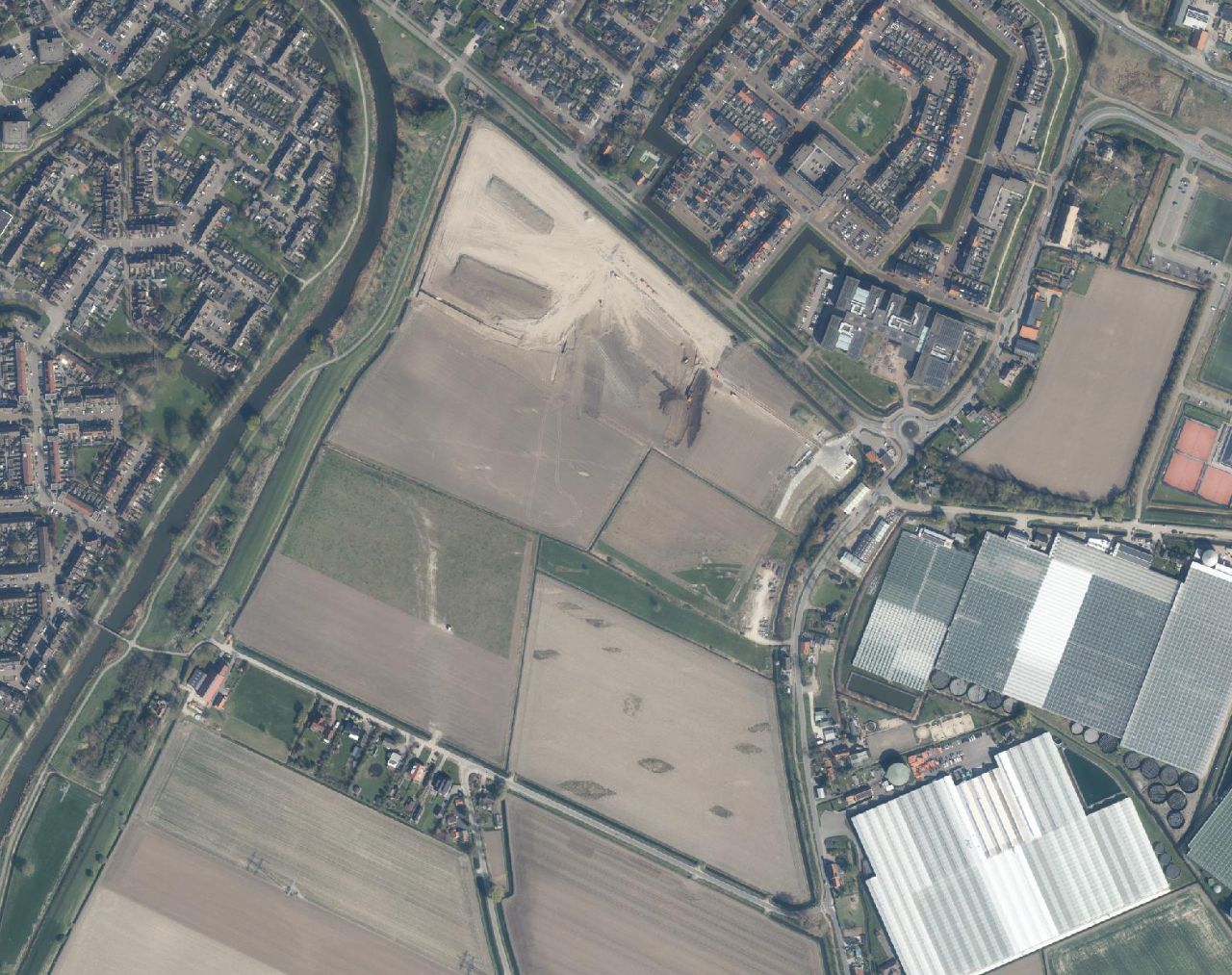 Plankaart Oude Goote - Buitenplaats Brielle